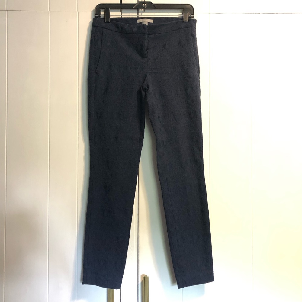 Saint Tropez West Navy Brocade Pants